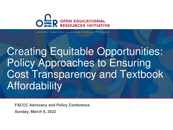 creating equitable opportunities policy