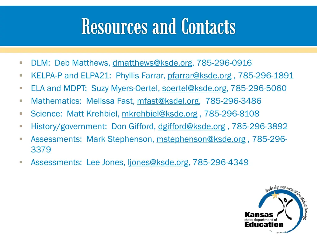 resources and contacts 1