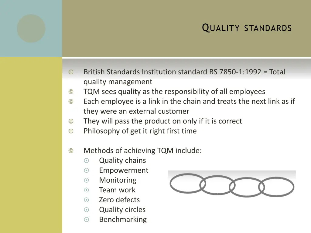 q uality standards 3