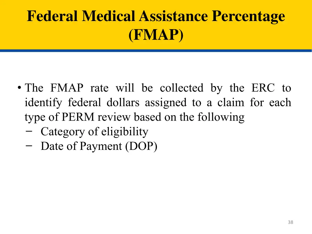 federal medical assistance percentage fmap