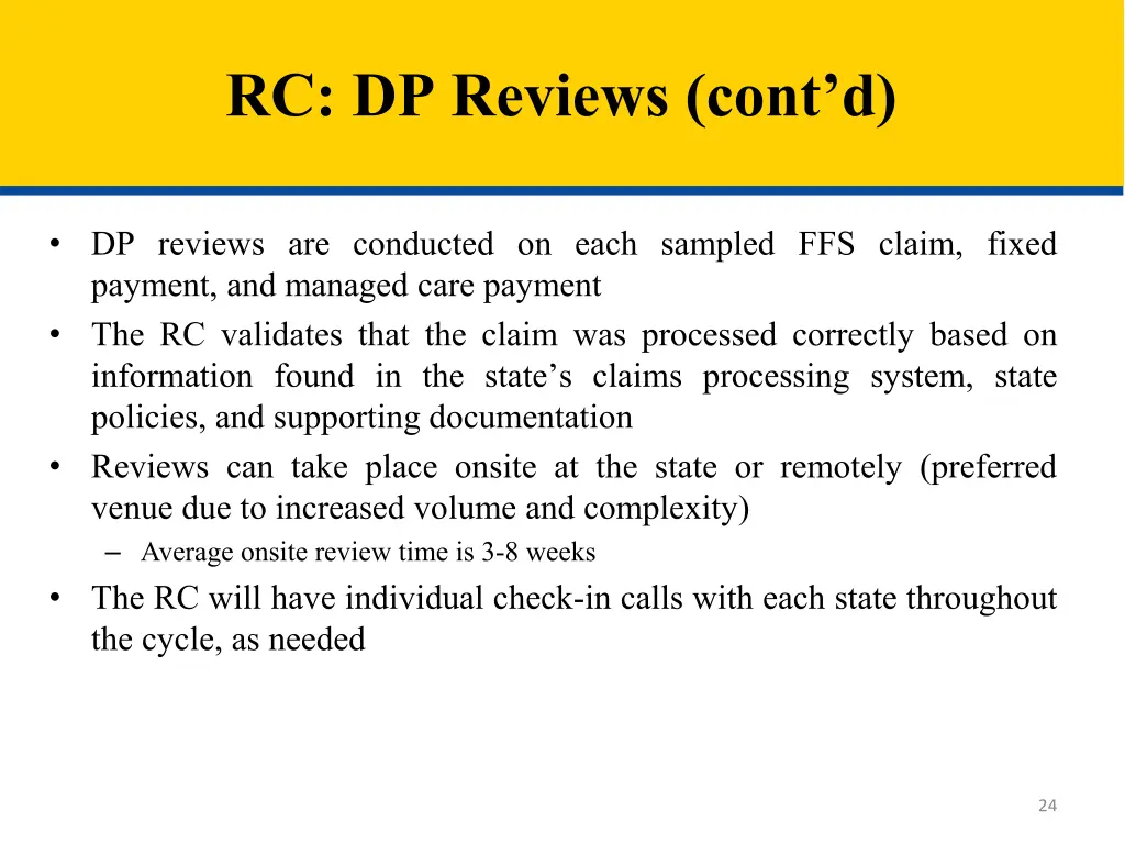 rc dp reviews cont d