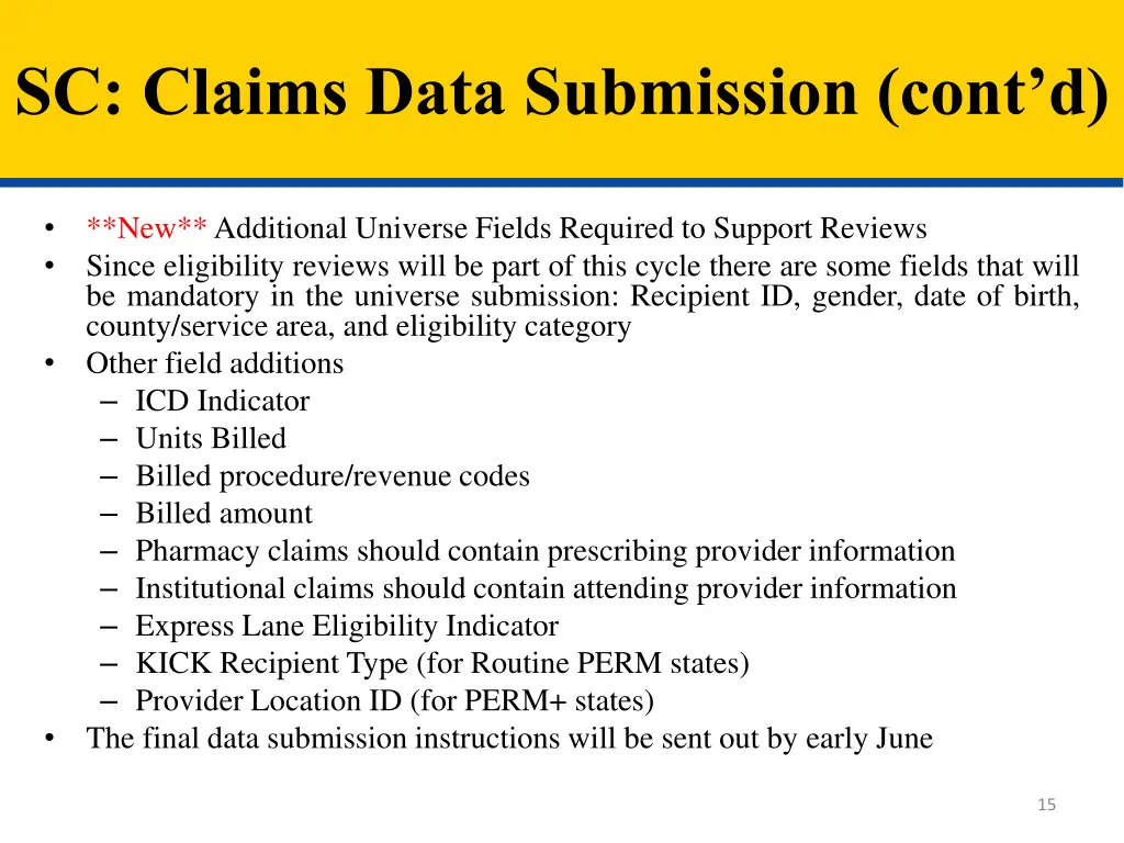 sc claims data submission cont d 3