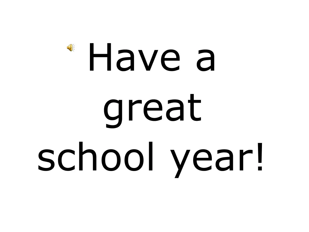 have a great school year