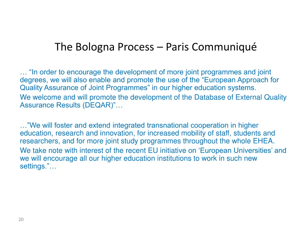 the bologna process paris communiqu