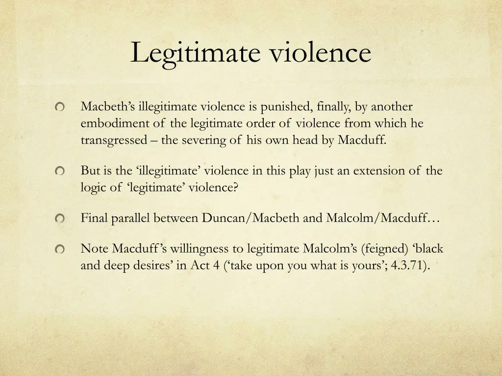 legitimate violence 1