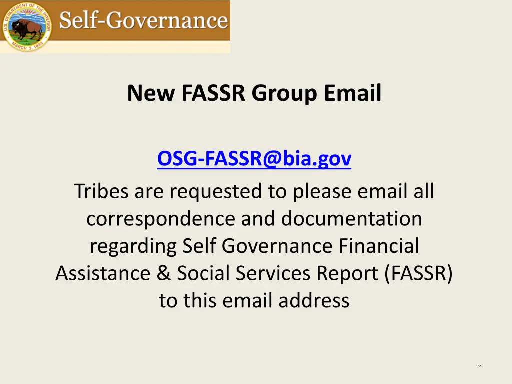 new fassr group email