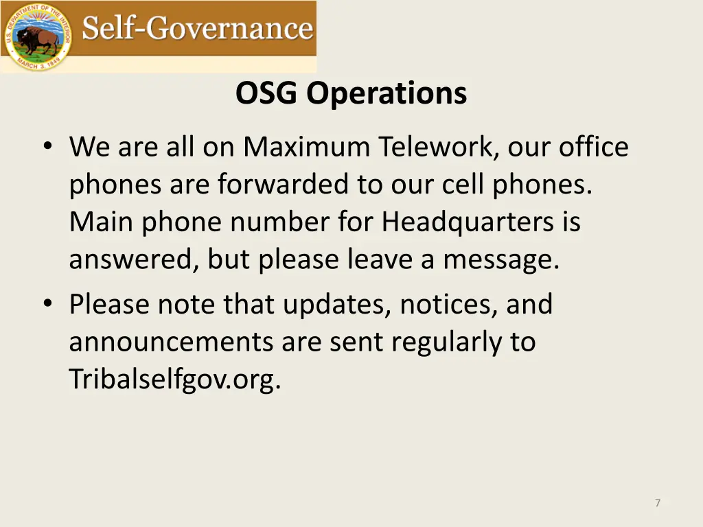 osg operations