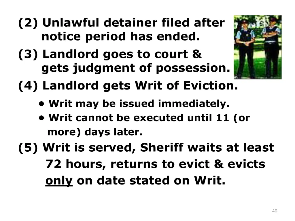 2 unlawful detainer filed after notice period