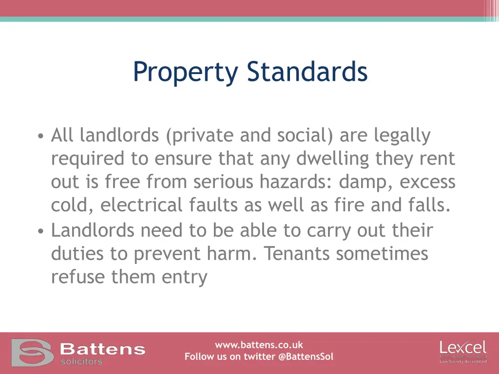 property standards