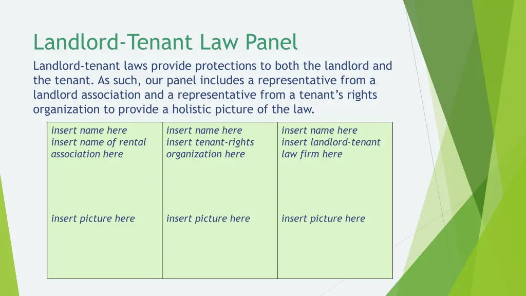 landlord tenant law panel landlord tenant laws