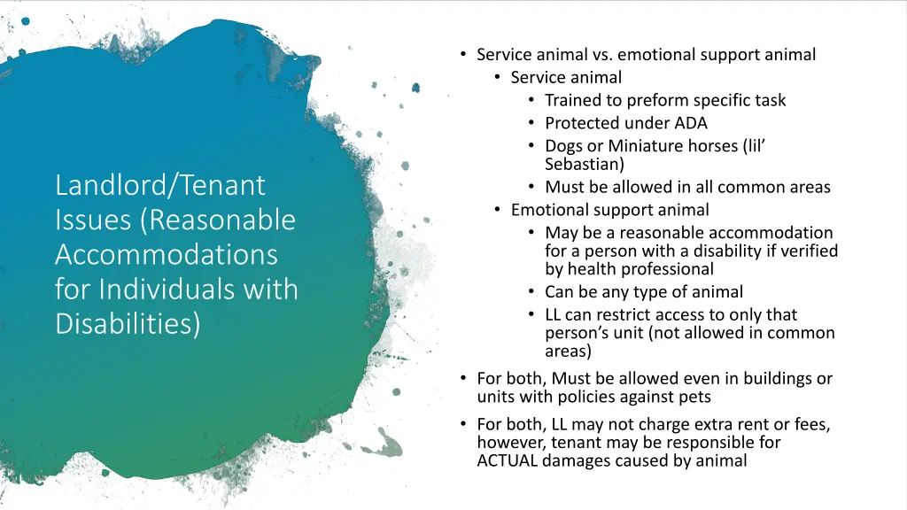 service animal vs emotional support animal