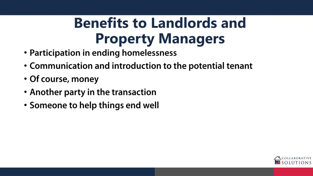 benefits to landlords and property managers