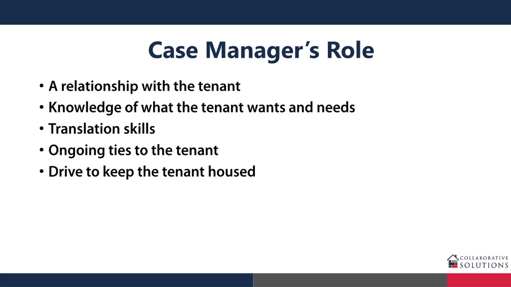 case manager s role