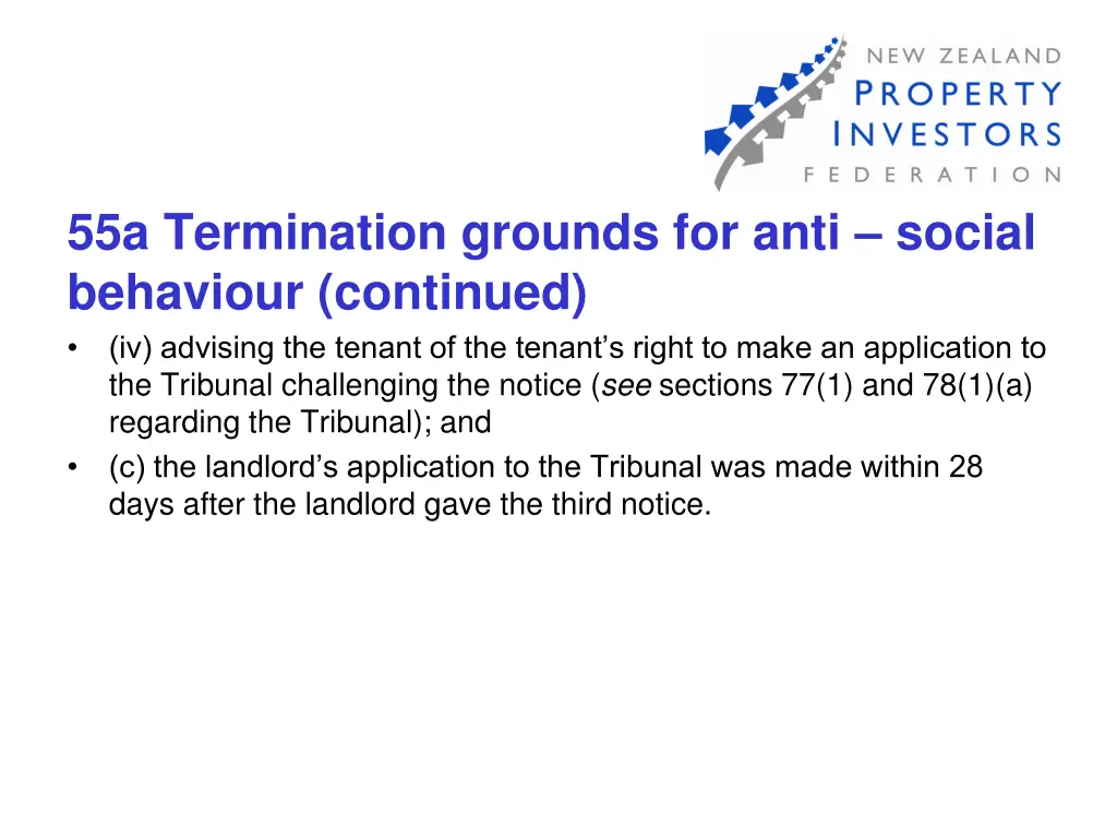 55a termination grounds for anti social behaviour 2