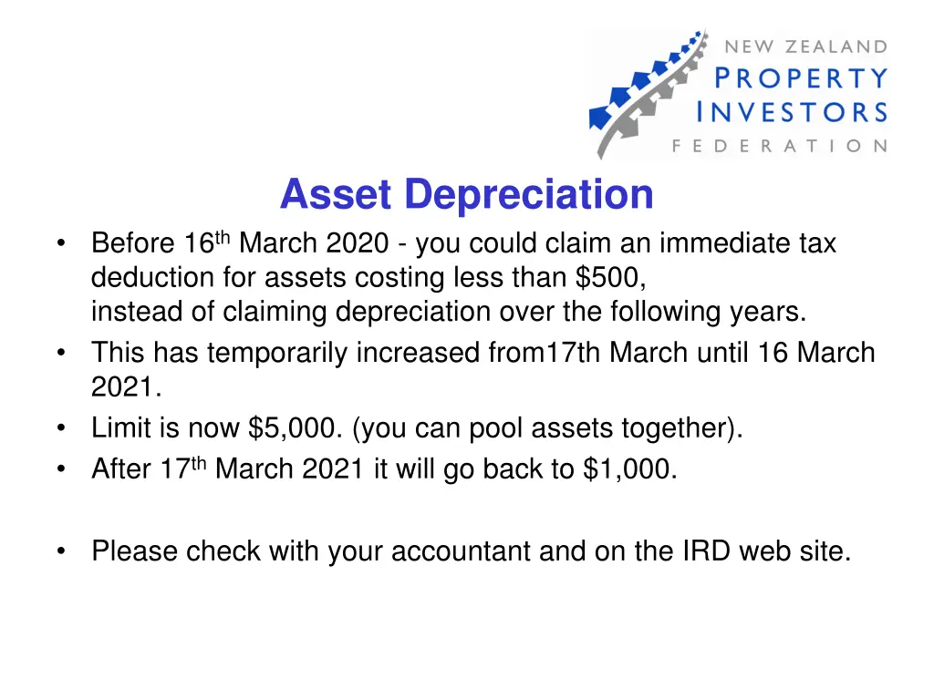 asset depreciation