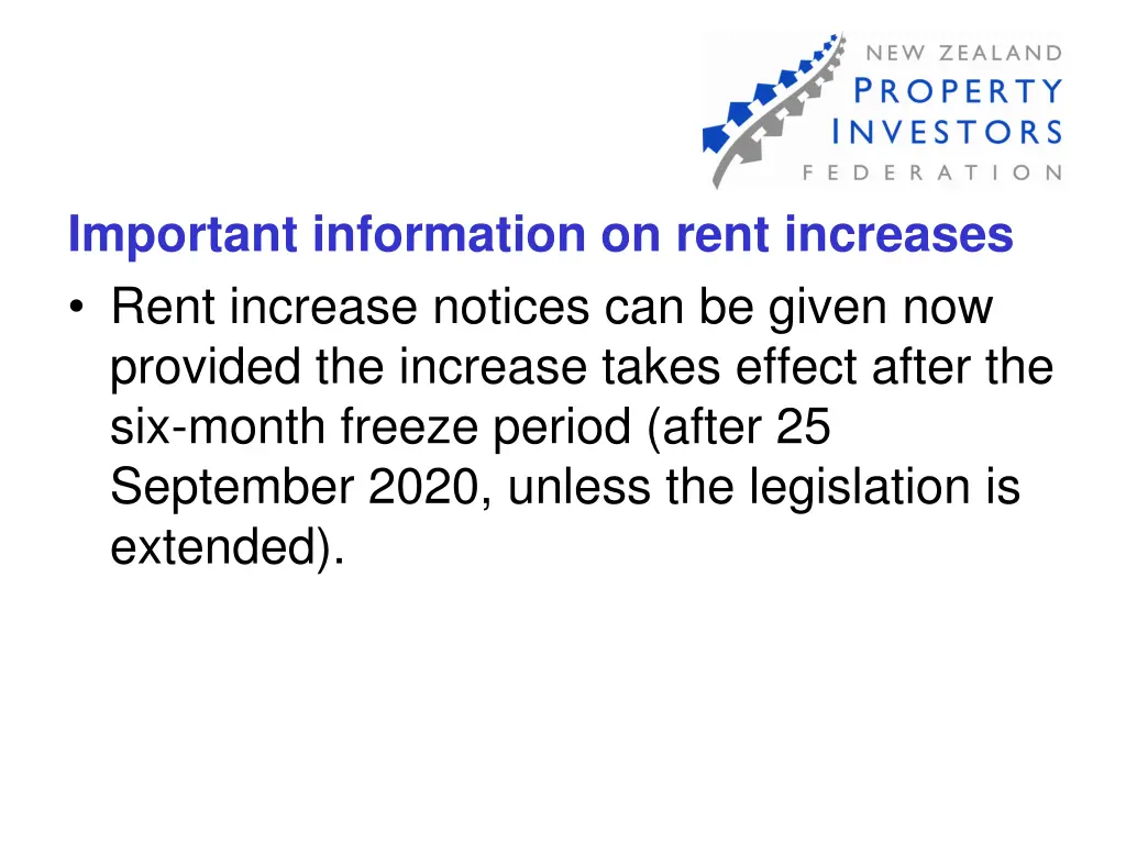 important information on rent increases rent