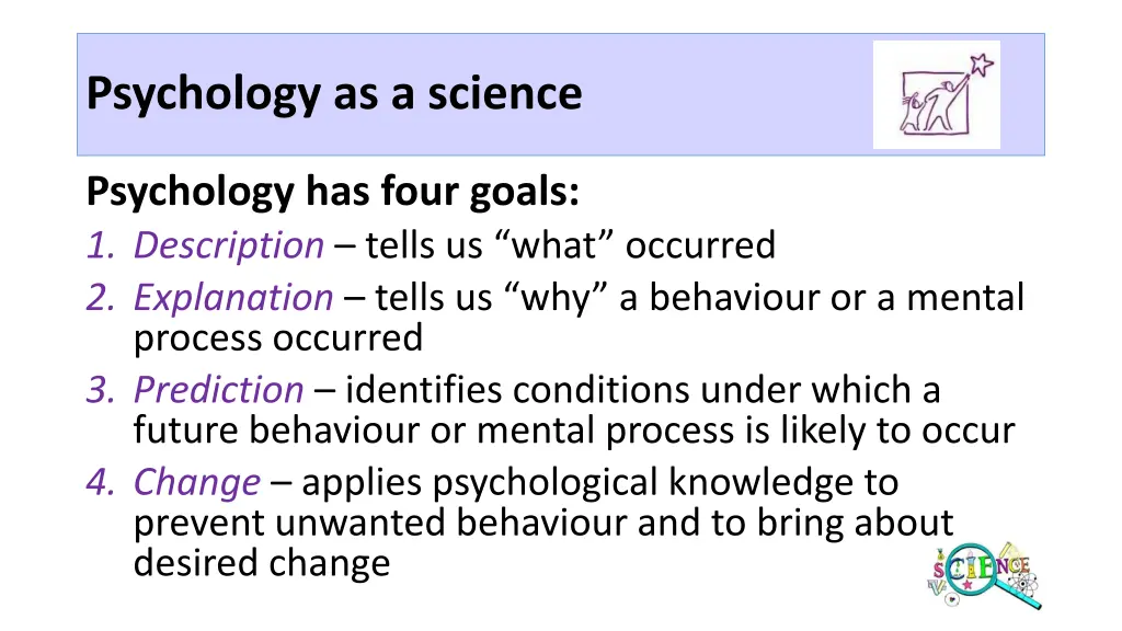 psychology as a science