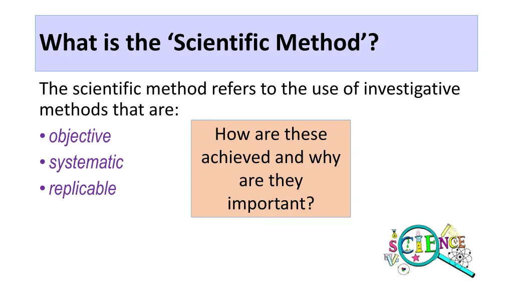 what is the scientific method 1