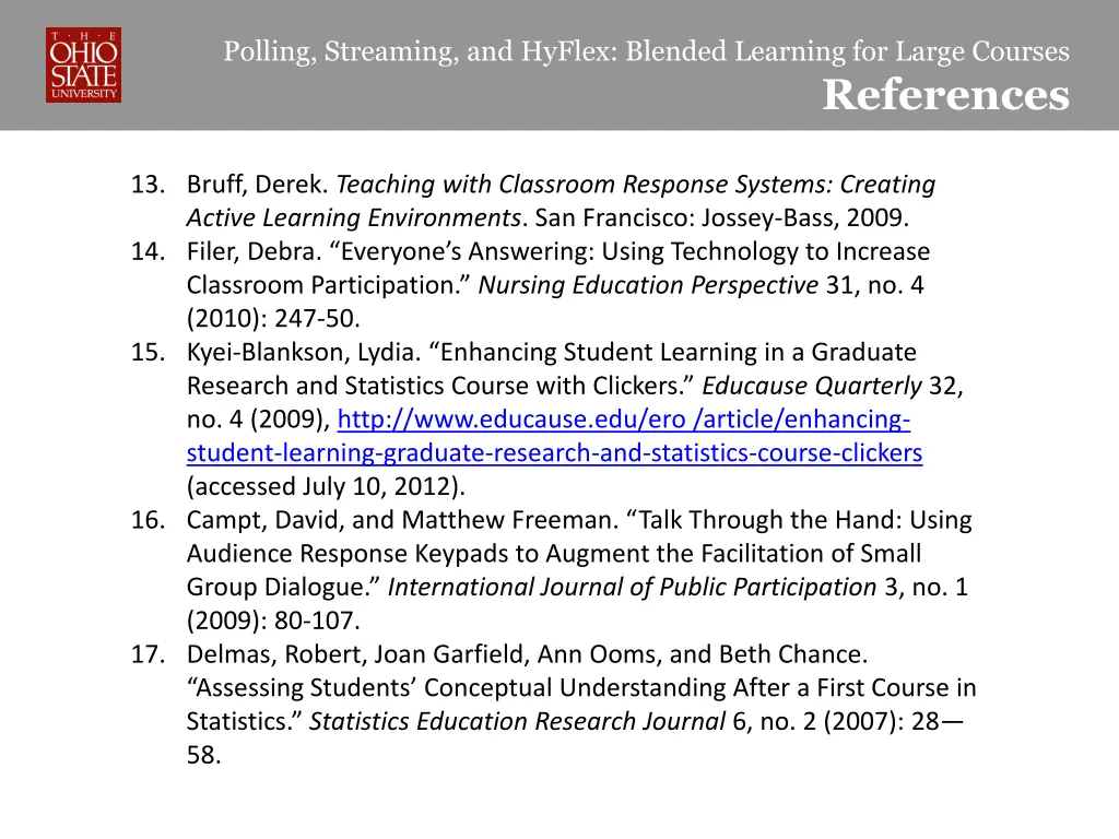 polling streaming and hyflex blended learning 1