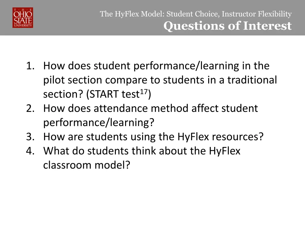 the hyflex model student choice instructor 16