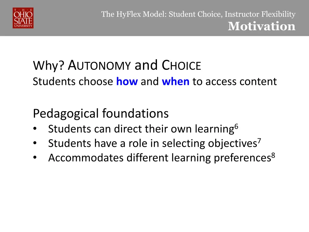 the hyflex model student choice instructor 2