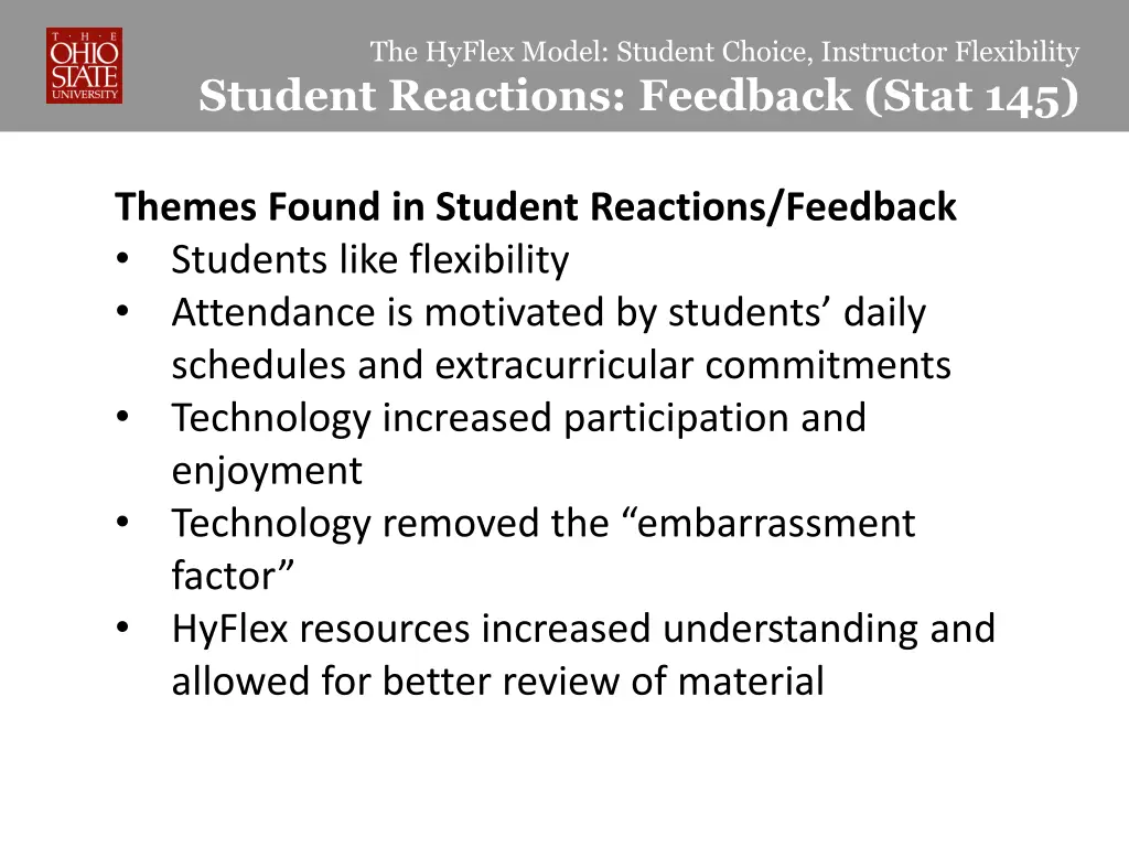 the hyflex model student choice instructor 24