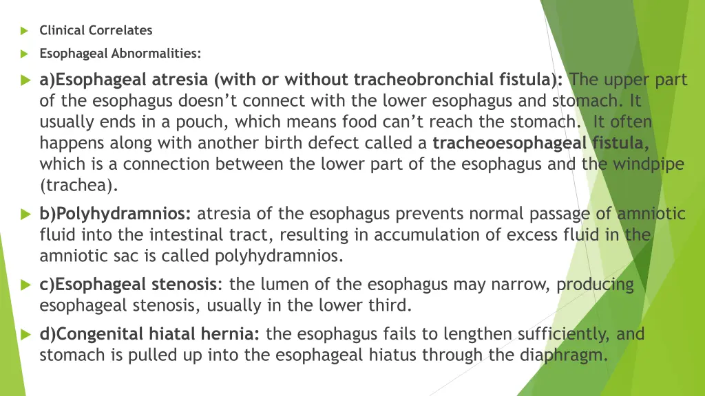 clinical correlates