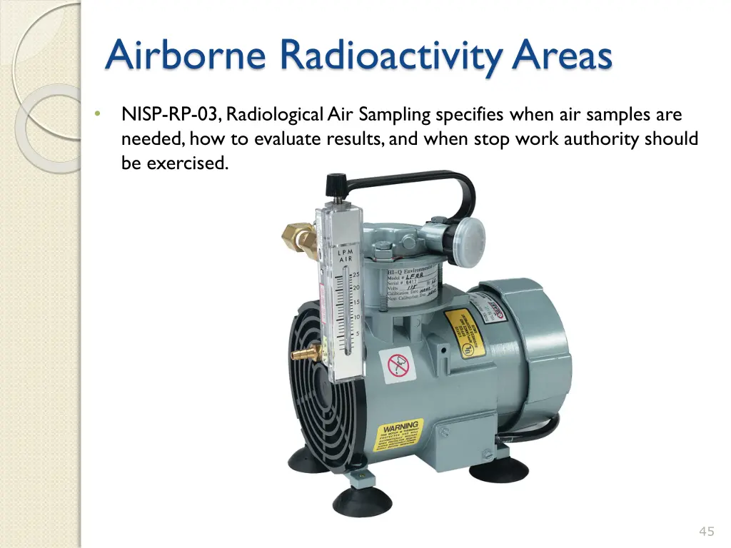 airborne radioactivity areas 2