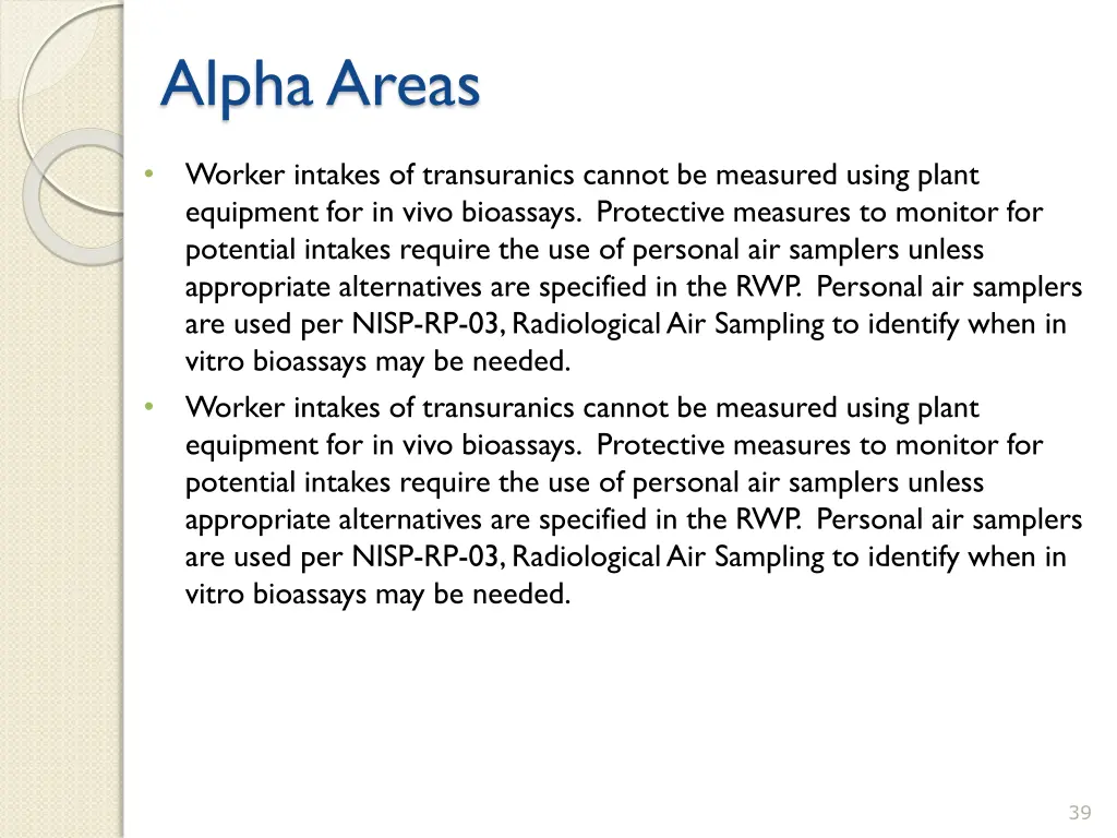 alpha areas 3