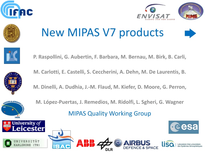 new mipas v7 products