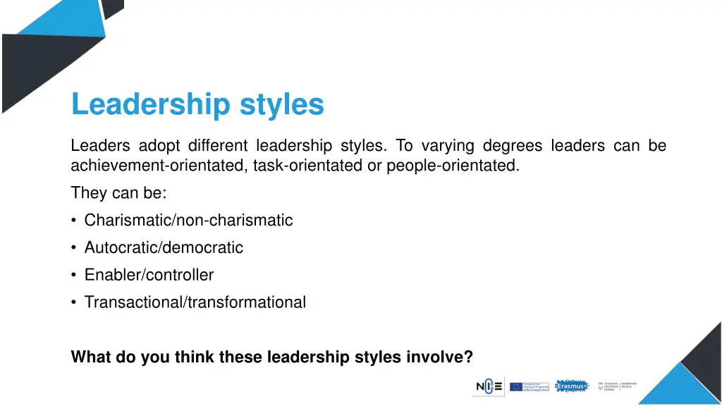 leadership styles