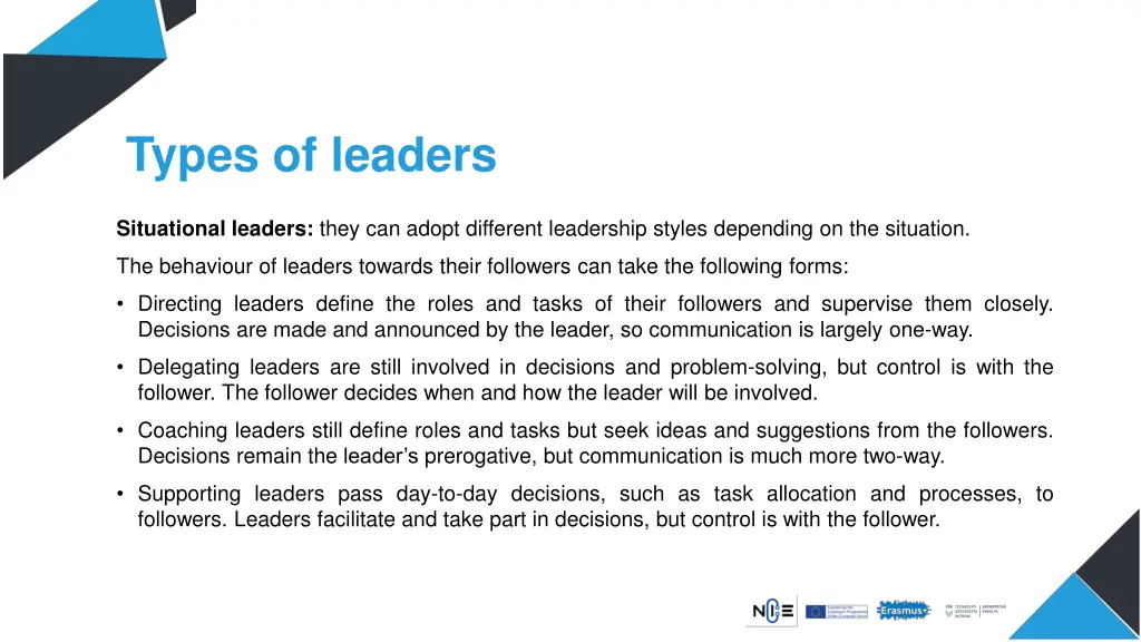 types of leaders 1