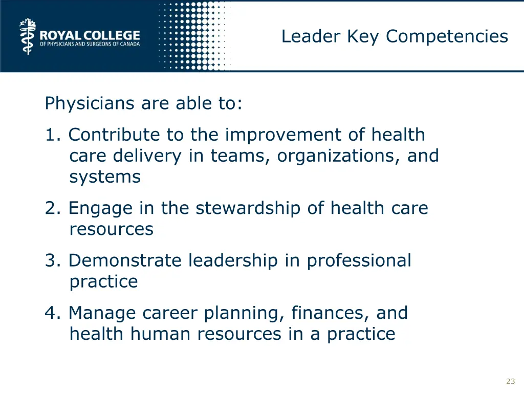 leader key competencies