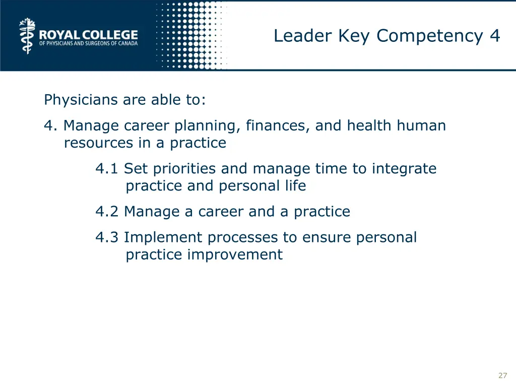 leader key competency 4