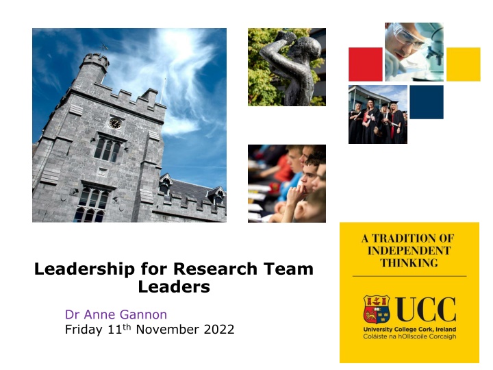 leadership for research team leaders