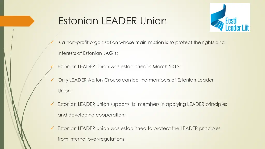 estonian leader union