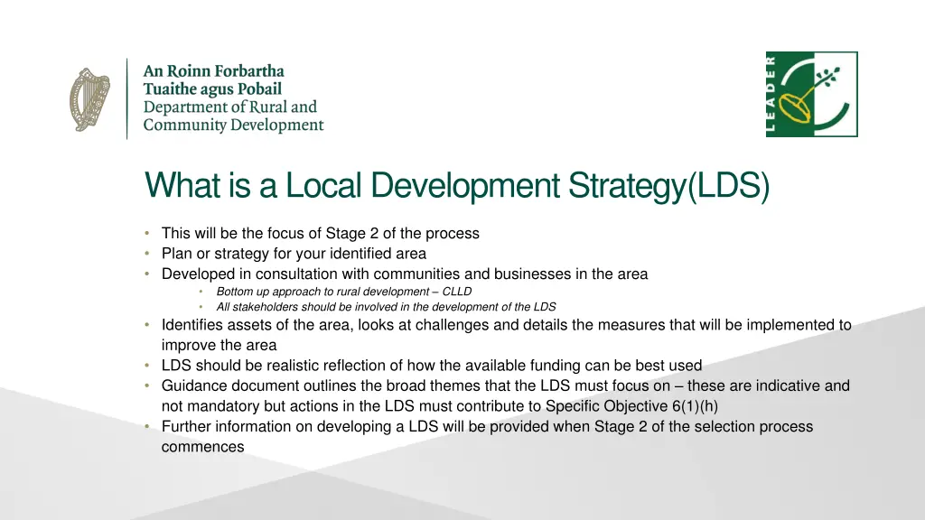 what is a local development strategy lds