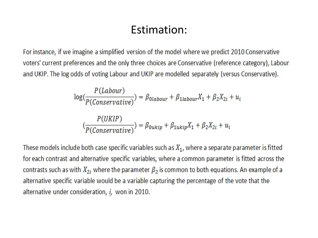 estimation