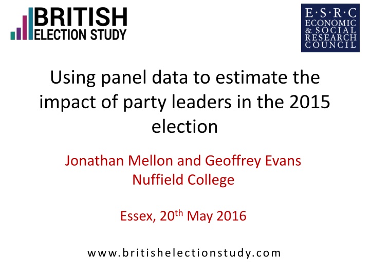 using panel data to estimate the impact of party