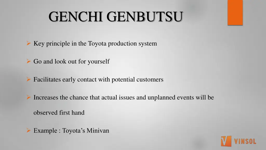 genchi genbutsu