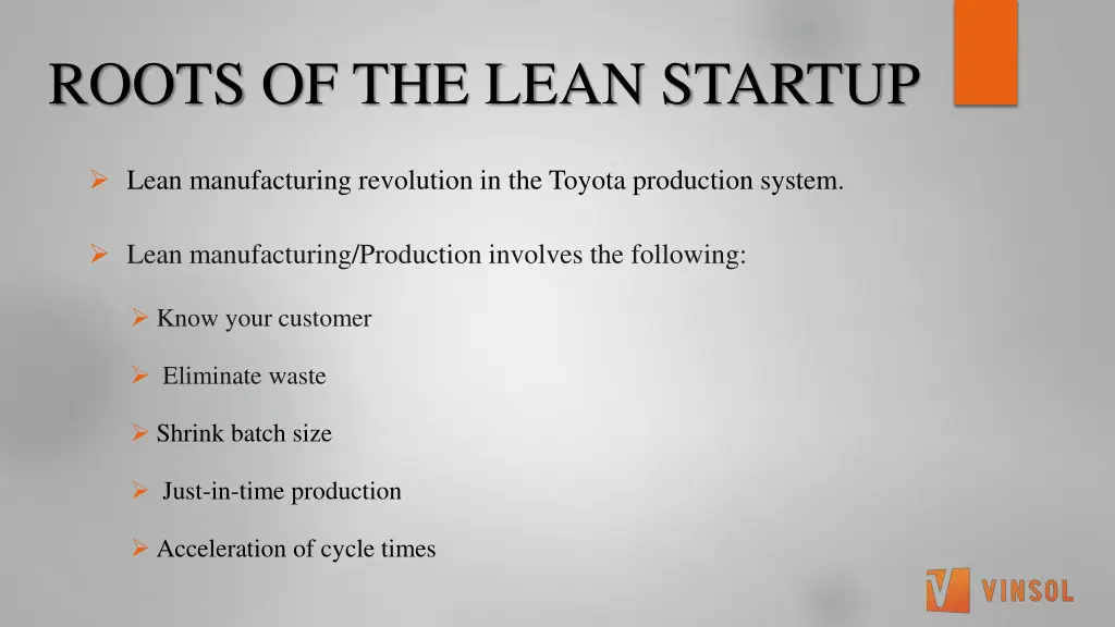 roots of the lean startup