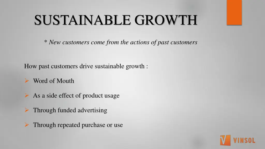 sustainable growth