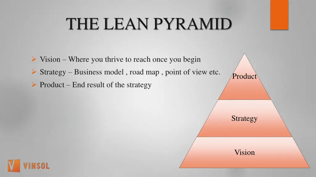 the lean pyramid