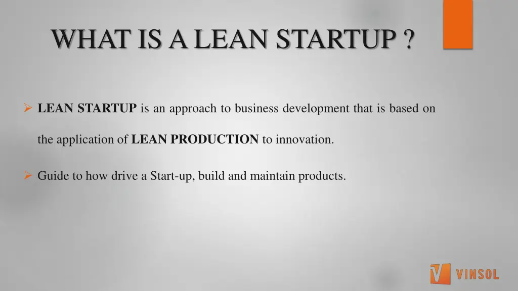 what is a lean startup