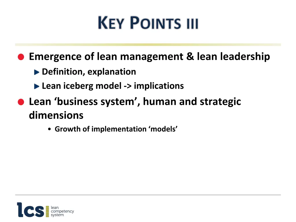 emergence of lean management lean leadership