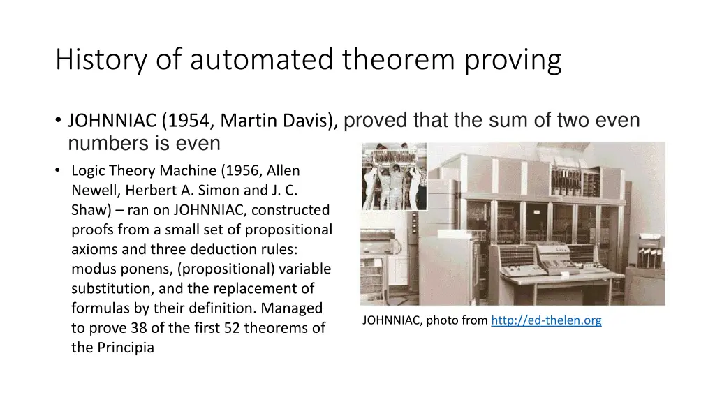 history of automated theorem proving