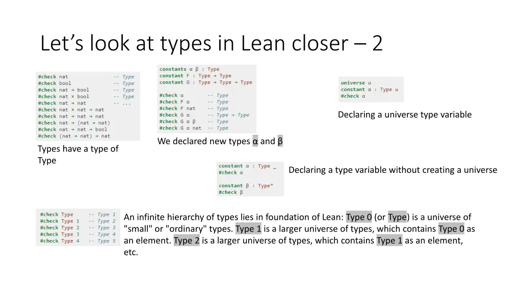 let s look at types in lean closer 2