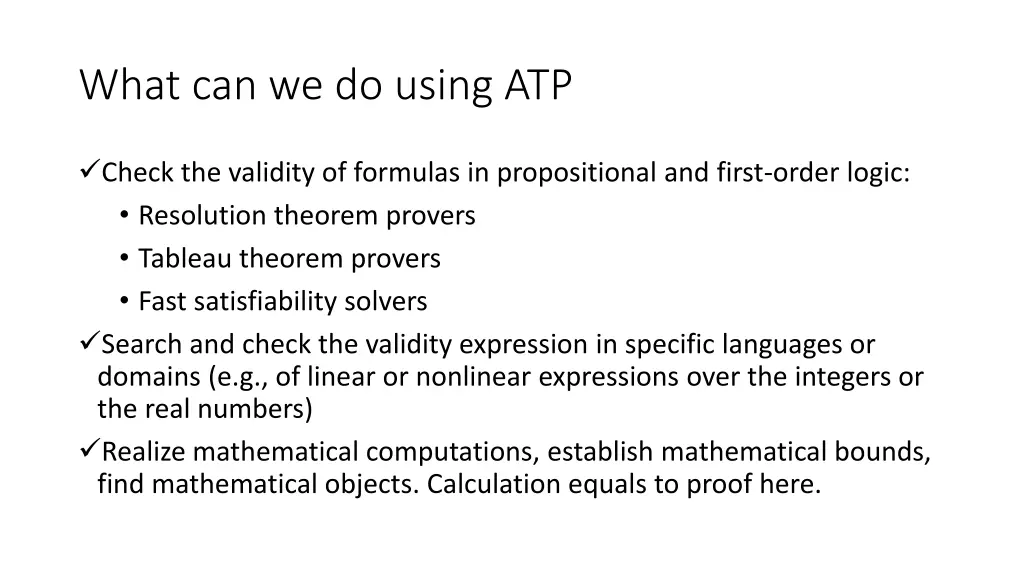 what can we do using atp