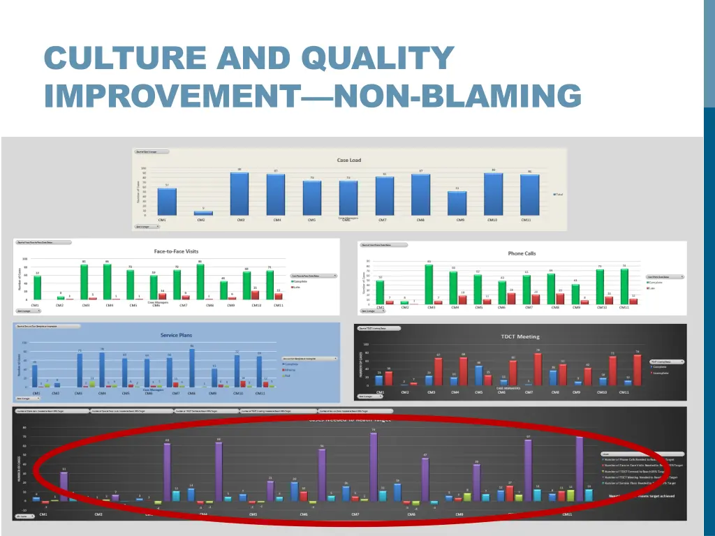 culture and quality improvement non blaming