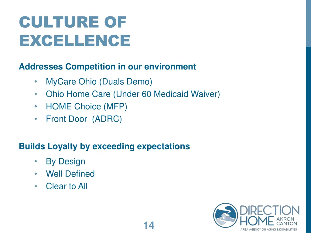 culture of excellence